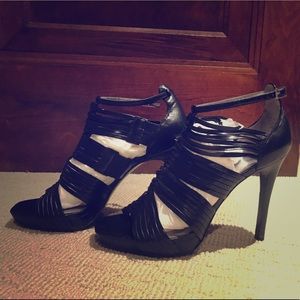 Black strappy sandal